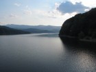 Lacul.. la apus de soare. Lacul Poiana Uzului